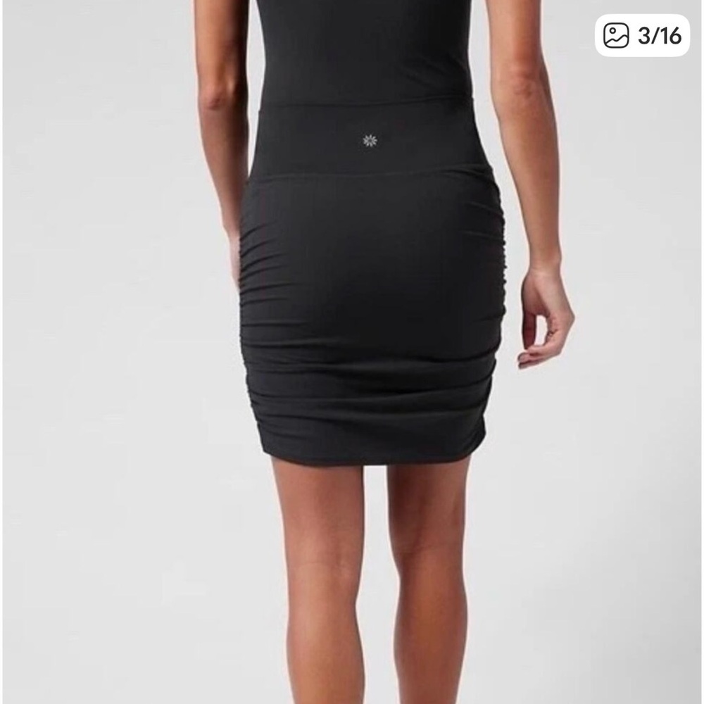 Athleta Black Transcend Pencil Skort Small Petite - Picture 4 of 11